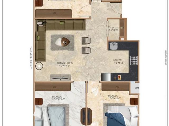 3 BHK Apartment in Ghitorni for resale New Delhi. The reference number is 19770396
