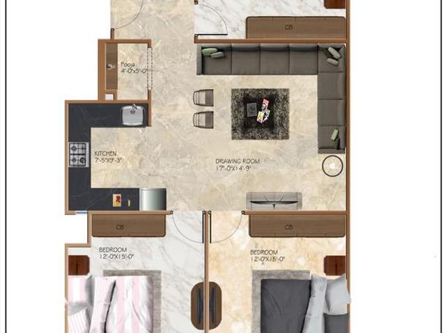 3 BHK Apartment in Ghitorni for resale New Delhi. The reference number is 19808677