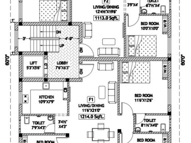 3 BHK Apartment in Gurugambakkam for resale Chennai. The reference number is 20809971