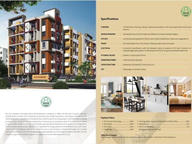 3 BHK Apartment in Danapur for resale Patna. The reference number is 20654905