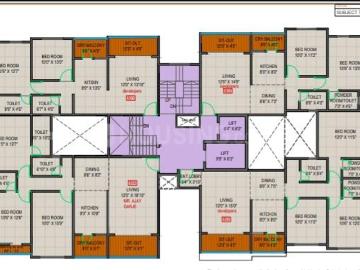 3 BHK Apartment in Kothrud for resale Pune. The reference number is 20060192