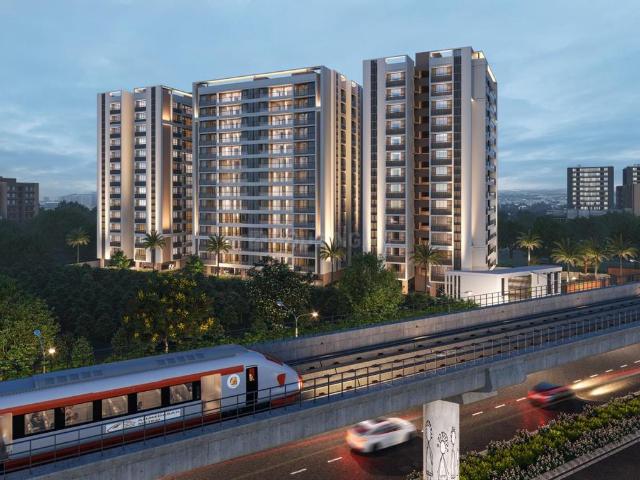 3 BHK Apartment in Koba for resale Gandhinagar. The reference number is 21234403