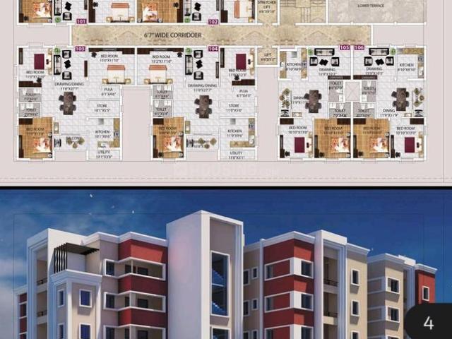 3 BHK Apartment in Kalarahanga for resale Bhubaneswar. The reference number is 20352646
