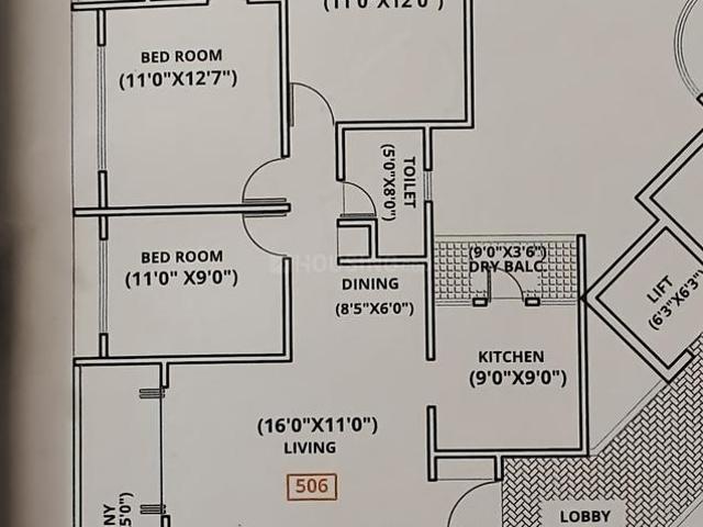 3 BHK Apartment in Kharadi for rent Pune. The reference number is 21162159