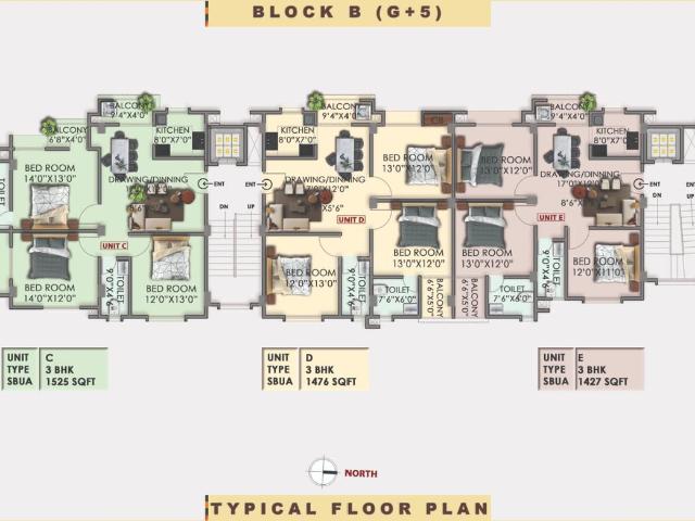 3 BHK Apartment in Hatigaon for resale Guwahati. The reference number is 20782684