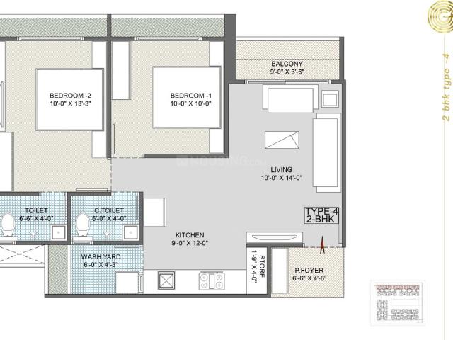 3 BHK Apartment in Jagatpur for resale Ahmedabad. The reference number is 20179155