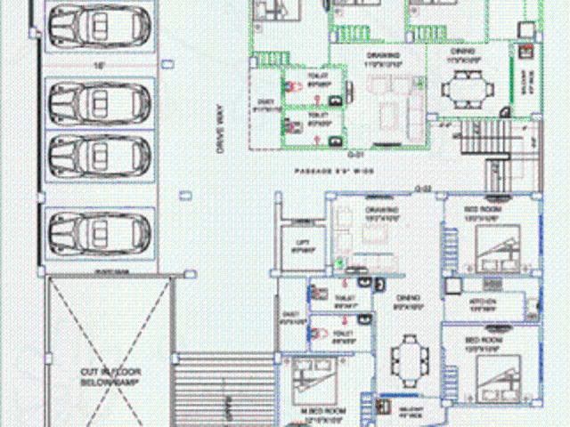 3 BHK Apartment in Danapur for resale Patna. The reference number is 20077545