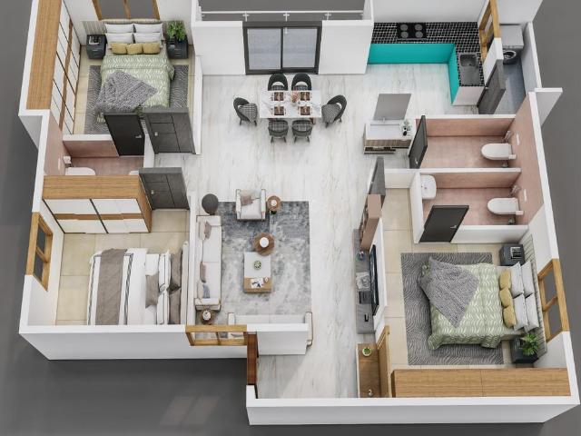 3 BHK Apartment in JP Nagar for resale Bengaluru. The reference number is 18815958
