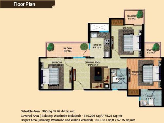 3 BHK Apartment in Omicron III for resale Greater Noida. The reference number is 14936862
