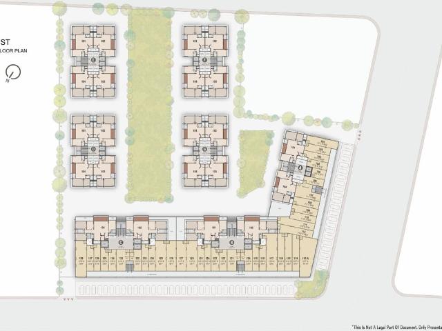 3 BHK Apartment in Ognaj for resale Ahmedabad. The reference number is 20179548