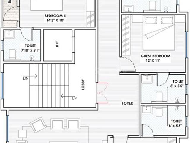 3 BHK Apartment in Laxminagar for resale Nagpur. The reference number is 20133897