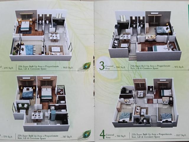 3 BHK Apartment in Madhyamgram for resale Kolkata. The reference number is 16167091