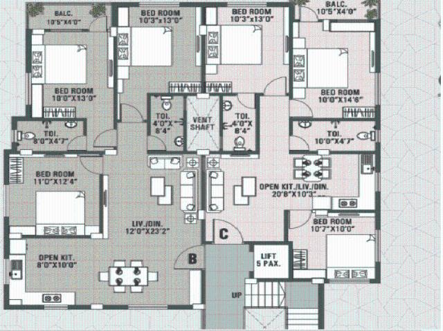 3 BHK Apartment in Madhyamgram for resale Kolkata. The reference number is 17993168