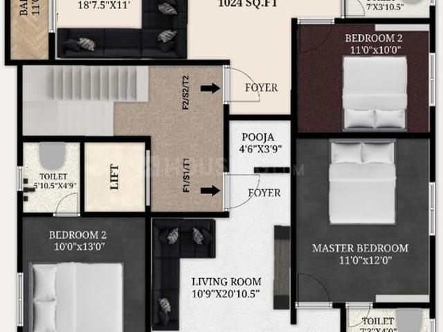 3 BHK Apartment in Madipakkam for resale Chennai. The reference number is 19764203