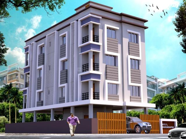 3 BHK Apartment in Mukundapur for resale South 24 Parganas. The reference number is 20552407