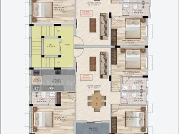3 BHK Apartment in Mylapore for resale Chennai. The reference number is 20086776