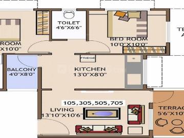 3 BHK Apartment in North Dum Dum Bediapara for resale Kolkata. The reference number is 20469656