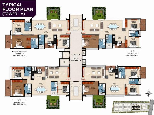 3 BHK Apartment in Nagavara for resale Bengaluru. The reference number is 20815867