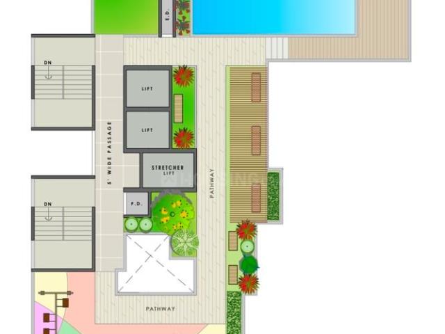 3 BHK Apartment in Nerul for resale Navi Mumbai. The reference number is 20850483