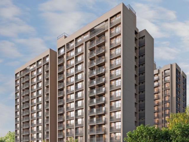 3 BHK Apartment in South Bopal for resale Ahmedabad. The reference number is 19418702