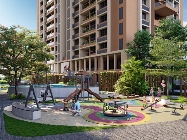 3 BHK Apartment in South Bopal for resale Ahmedabad. The reference number is 21104941