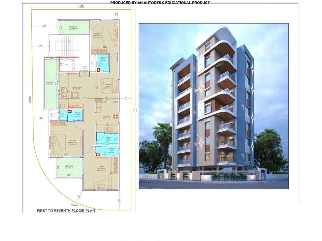 3 BHK Apartment in Somalwada for resale Nagpur. The reference number is 13883752