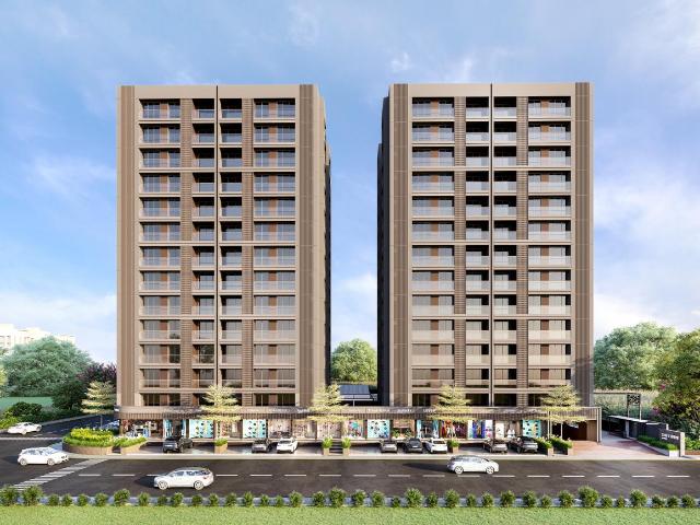 3 BHK Apartment in Sargasan for resale Gandhinagar. The reference number is 21158599