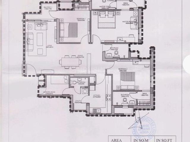 3 BHK Apartment in Sector 131 for resale Noida. The reference number is 18829630