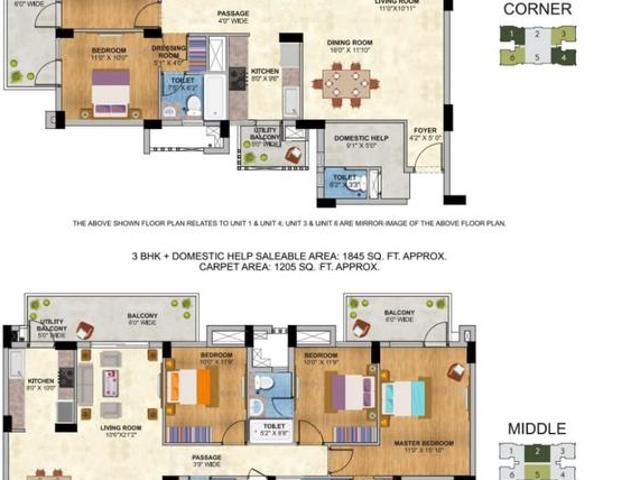 3 BHK Apartment in Sector 36 for resale Sohna. The reference number is 20827566