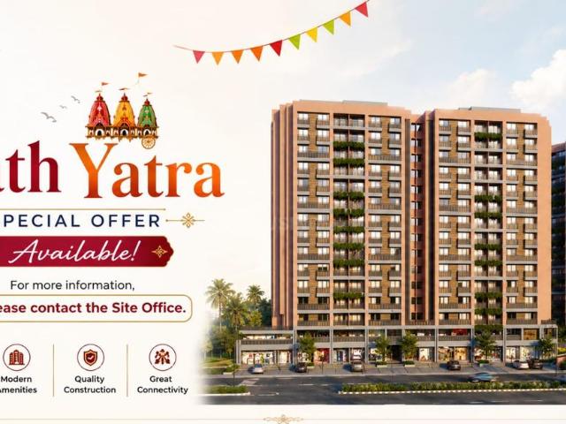 3 BHK Apartment in Shela for resale Ahmedabad. The reference number is 20848495