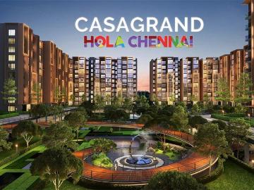 3 BHK Apartment in Sholinganallur for resale Chennai. The reference number is 19552972