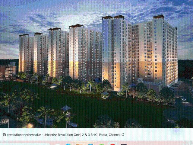 3 BHK Apartment in Siruseri for resale Chennai. The reference number is 21324173