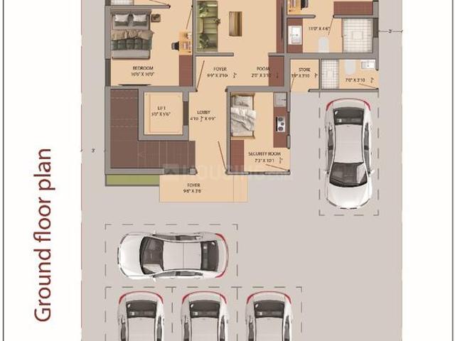 3 BHK Apartment in Palavakkam, Sholinganallur for resale Chennai. The reference number is 17645190