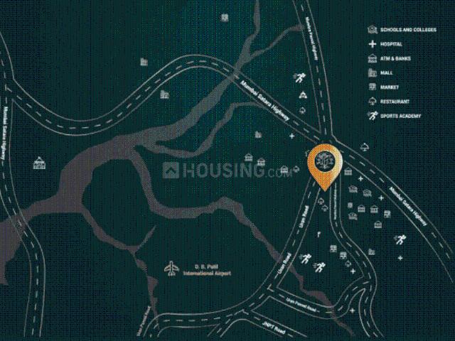 3 BHK Apartment in Panvel for resale Navi Mumbai. The reference number is 21199320