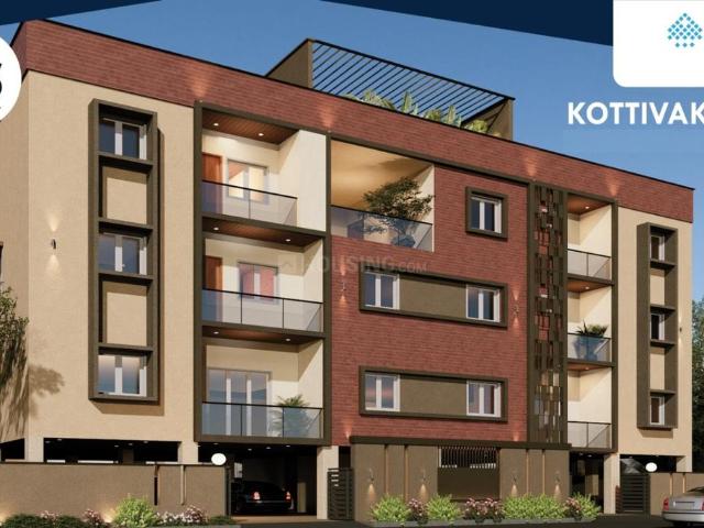 3 BHK Apartment in Perungudi for resale Chennai. The reference number is 20827722