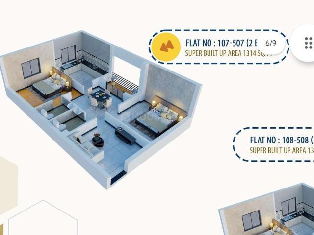 3 BHK Apartment in Phulnakhara for resale Cuttack. The reference number is 20839976