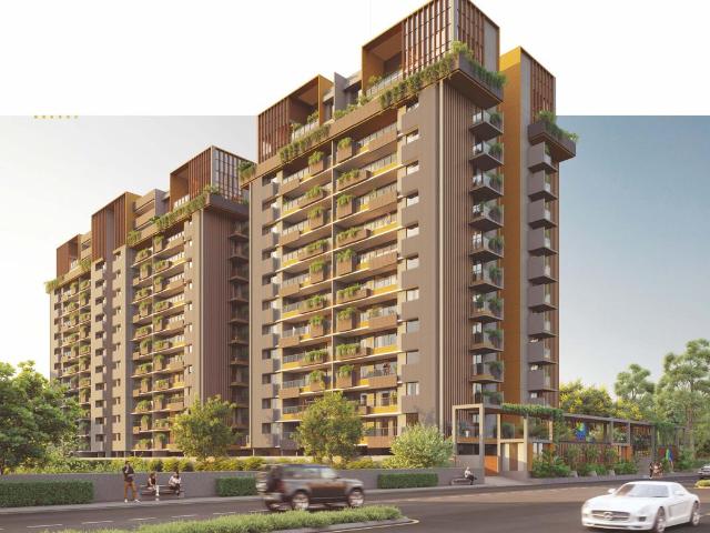 3 BHK Apartment in Raysan for resale Gandhinagar. The reference number is 21068871