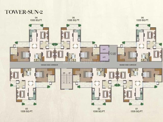3 BHK Apartment in Raj Nagar Extension for resale Ghaziabad. The reference number is 21100687