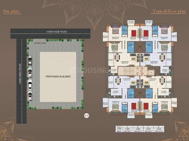 3 BHK Apartment in Rajgarh for resale Guwahati. The reference number is 17859855