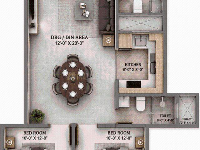 3 BHK Apartment in Rajpur Khurd Village for resale New Delhi. The reference number is 20523595
