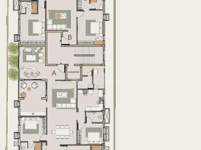3 BHK Apartment in Ramanathapuram for resale Coimbatore. The reference number is 20497815