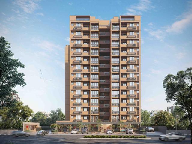 3 BHK Apartment in Tragad for resale Ahmedabad. The reference number is 21315157