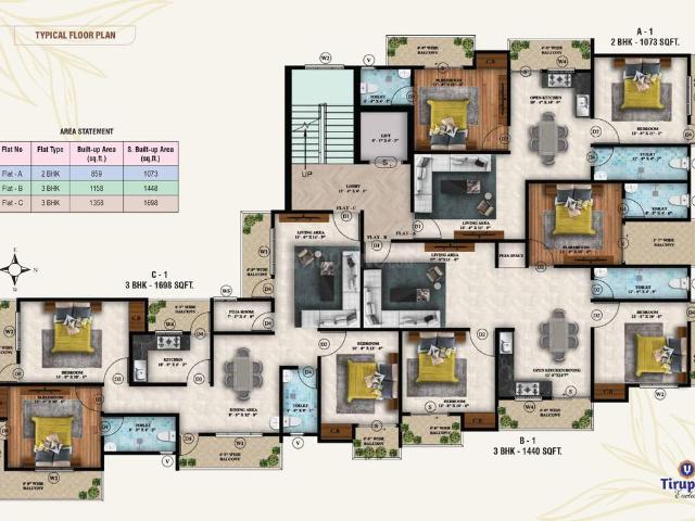 3 BHK Apartment in Tupudana for resale Ranchi. The reference number is 21147435
