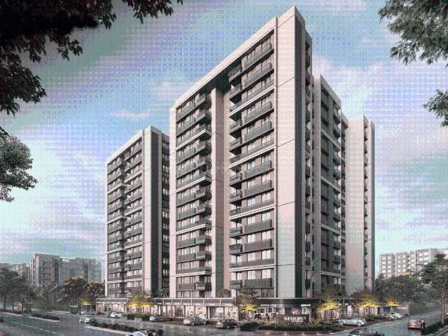 3 BHK Apartment in Vaishno Devi Circle for rent Ahmedabad. The reference number is 20561535
