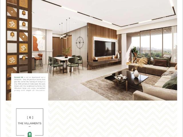 3 BHK Apartment in Vaishno Devi Circle for rent Ahmedabad. The reference number is 21061370
