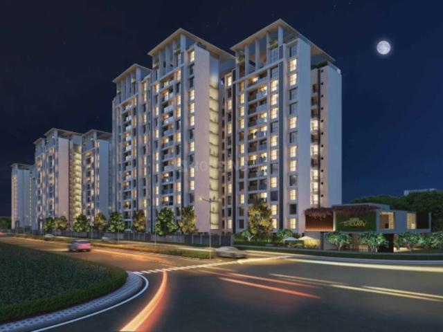 3 BHK Apartment in Vaishno Devi Circle for rent Ahmedabad. The reference number is 21363953