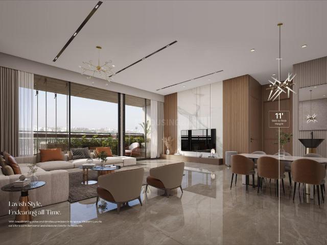 3 BHK Apartment in Vaishno Devi Circle for resale Ahmedabad. The reference number is 21083887