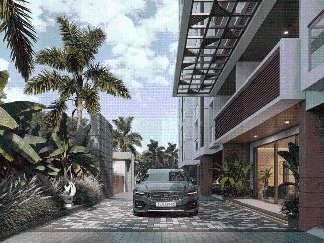 3 BHK Apartment in Vesu for rent Surat. The reference number is 20087844