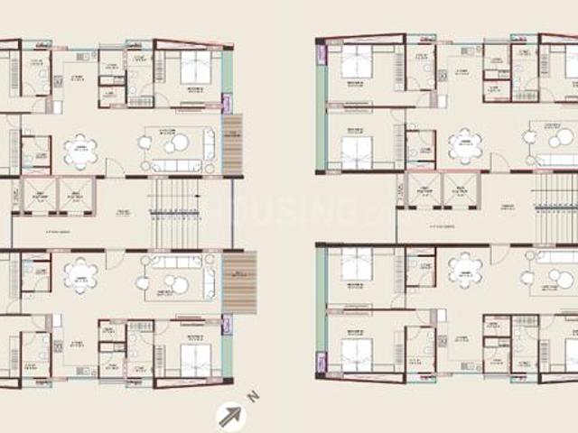 3 BHK Apartment in Vesu for resale Surat. The reference number is 16784507
