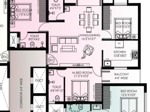 3 BHK Apartment in Yeyyadi for resale Mangalore. The reference number is 20866806